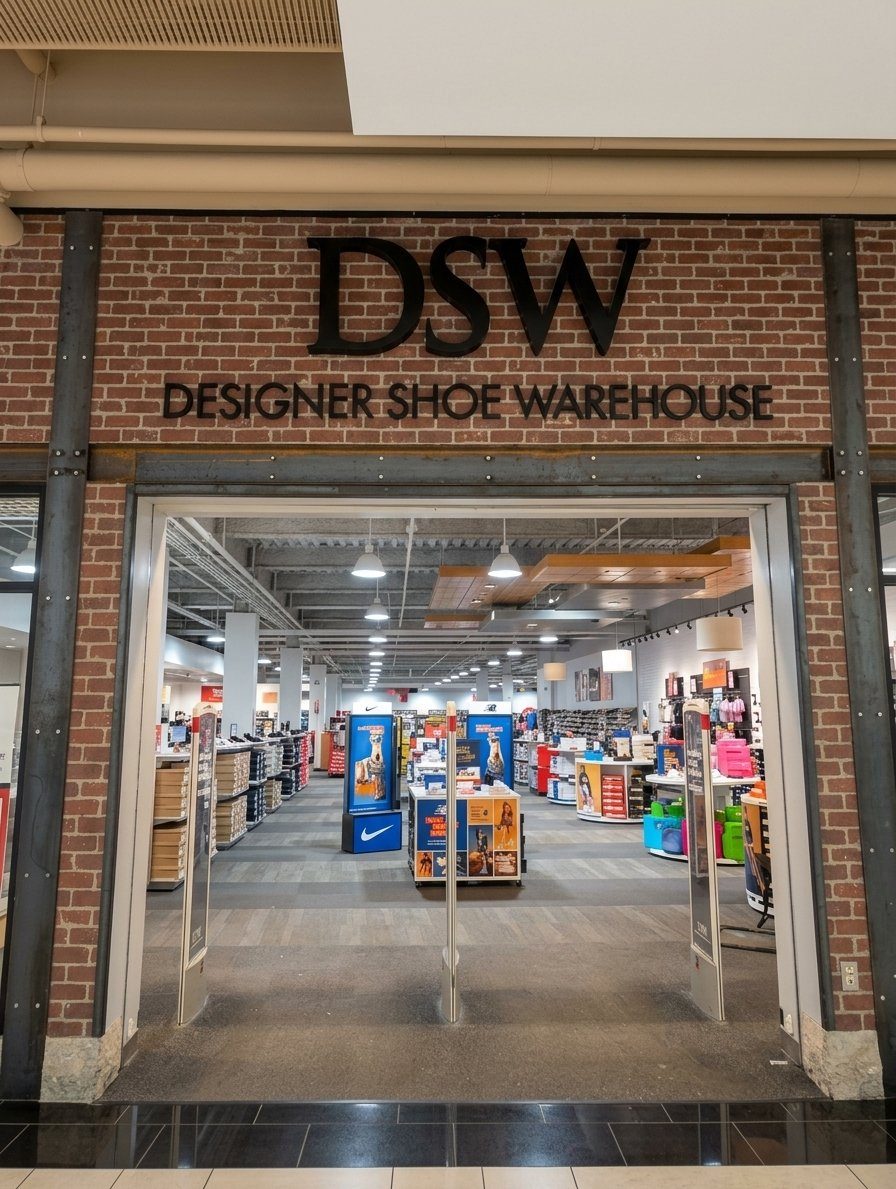 DSW warehouse interior, West Nyack, NY